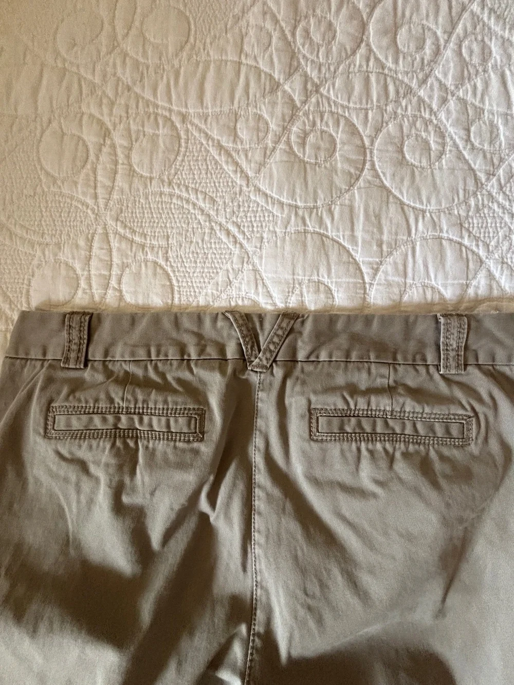 J. Crew City Fit Classic Khaki Wide-Leg Pants, Size 12S